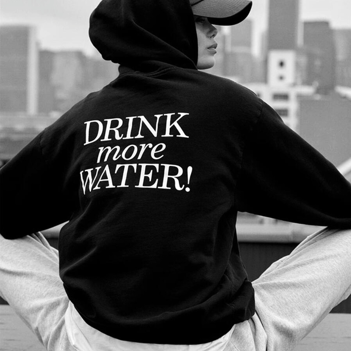 Street Fashion New York - Sağlık kulübü New York mektuplar baskılı