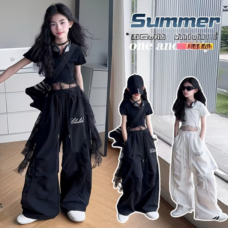 Street Fashion Outfit Girl - 4-14 kızlar Hip Hop Caz Sokak