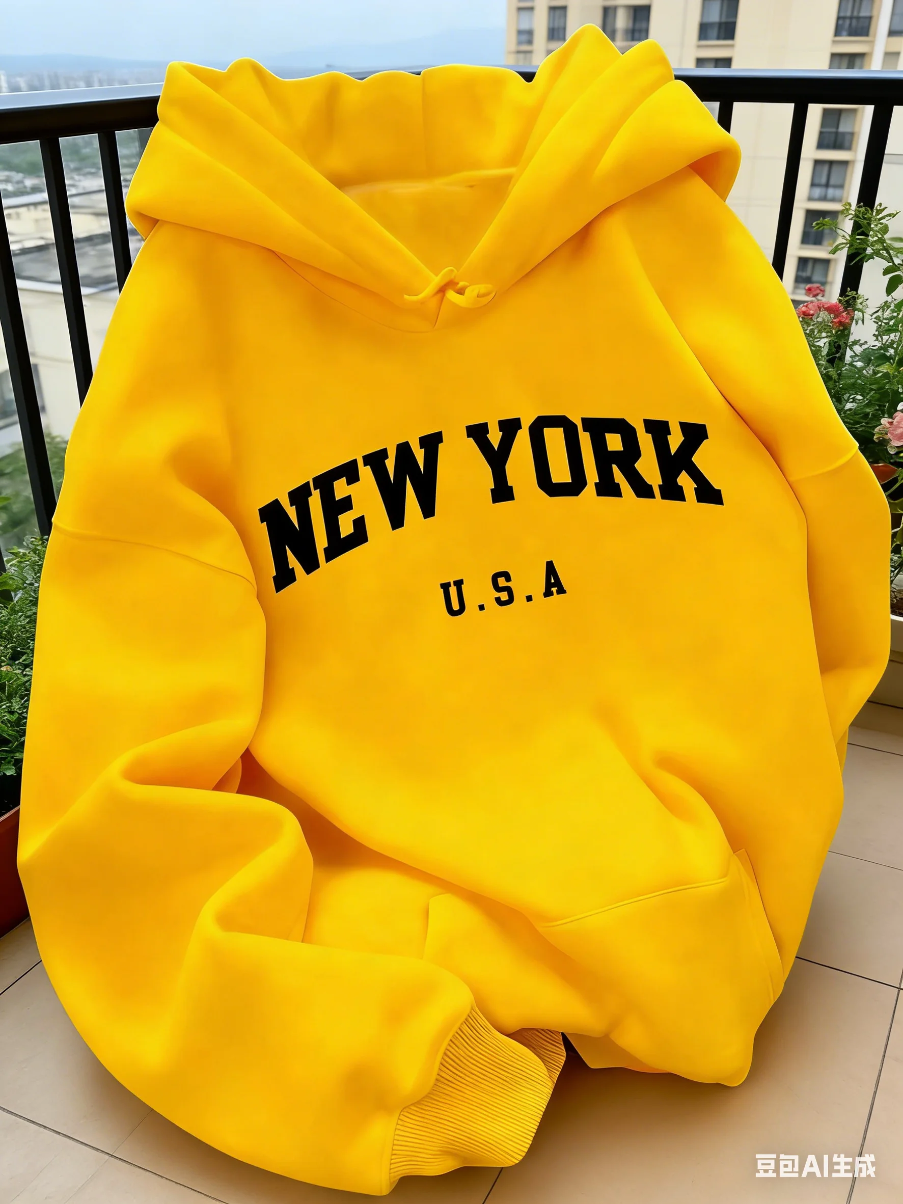 Street Fashion New York - Kadınlar için kapüşonlu eşofman günlük kesim