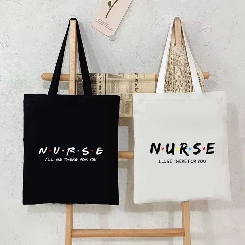 Tote Bag Canvas Print - Hemşire Kanvas Bez Çantası Kadınlar için