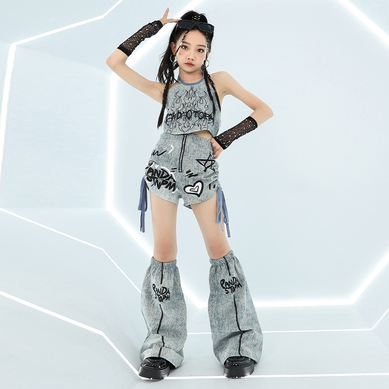 Street Fashion Outfit Girl - Serin Kız Hip Hop Kot Üstleri