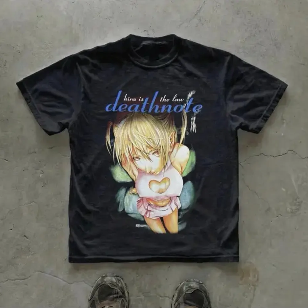 Street Fashion Magazine - Misa Hukkumdur Tişörtü, Death Note Anime