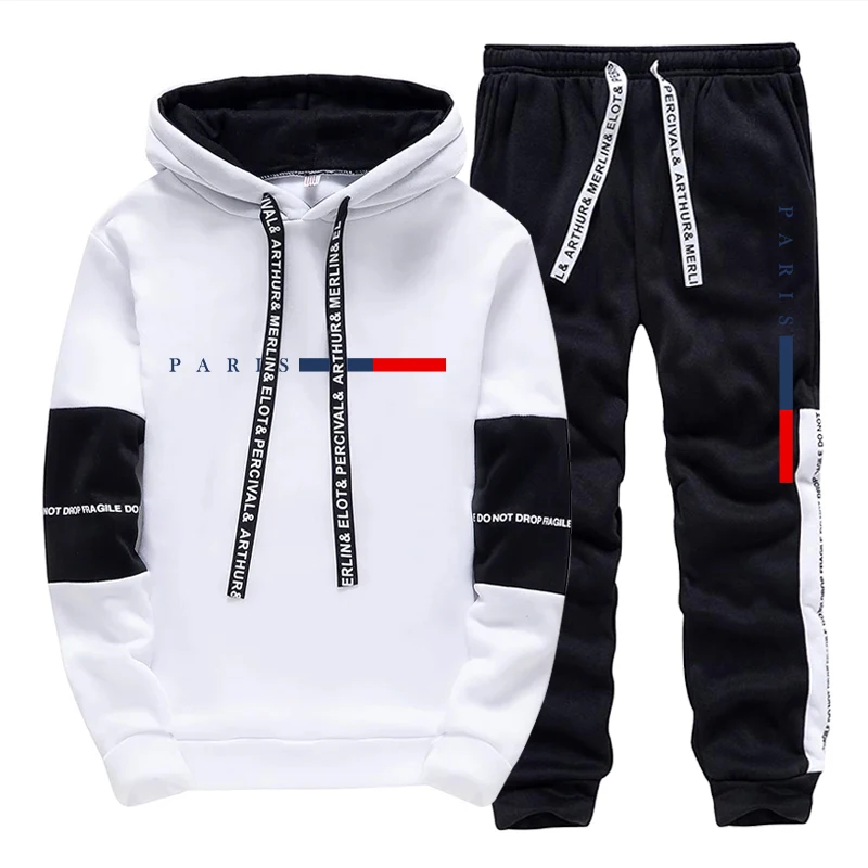 Street Fashion Winter - Erkek Takımı/Hoodie/Pantolon Paris Modası Sonbahar Kış