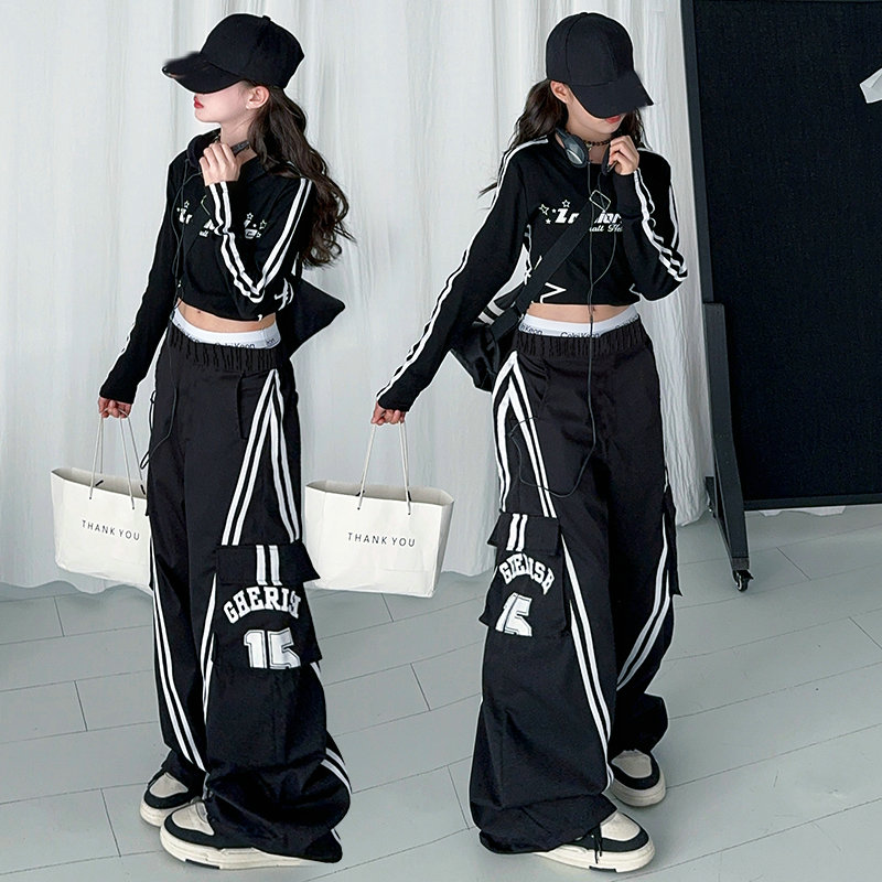Street Fashion Outfit Girl - Genç kız caz sokak dans kostümleri