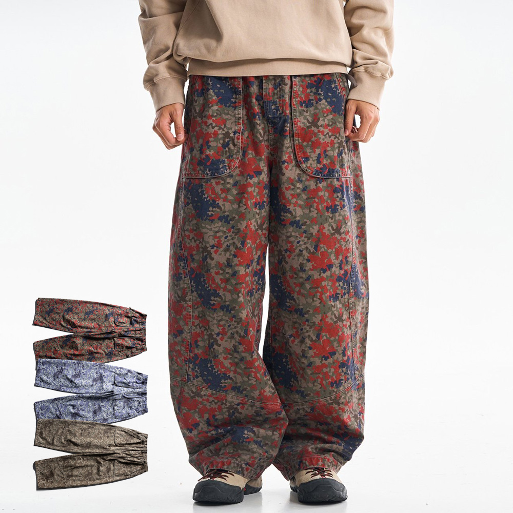 Street Fashion Baggy - Yüksek Kaliteli Baskı Pamuk Kargo Pantolon