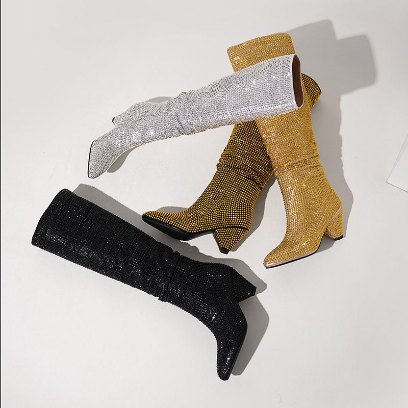 Moda Spike Topuklu Kristal Uzu - Street Fashion Winter incelemesi ve fiyatı