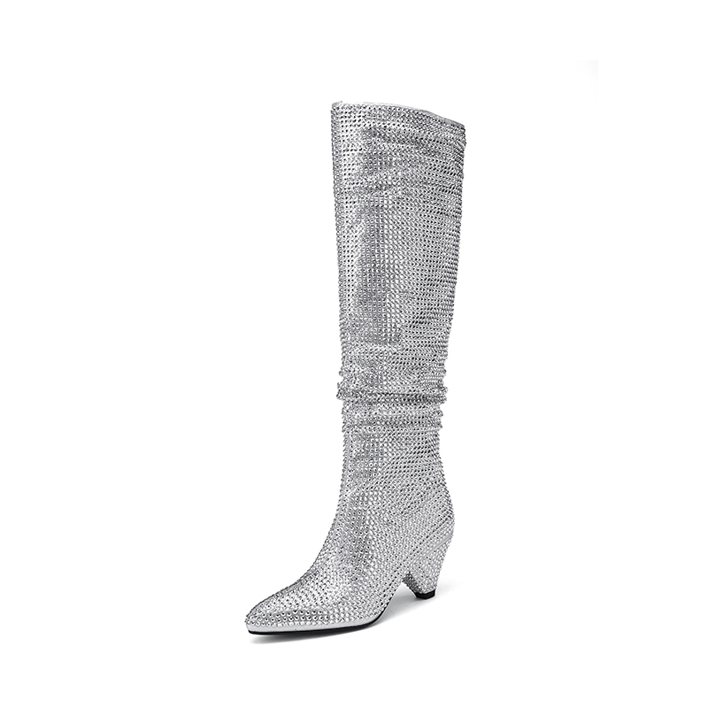 Moda Spike Topuklu Kristal Uzu - Street Fashion Winter incelemesi ve fiyatı