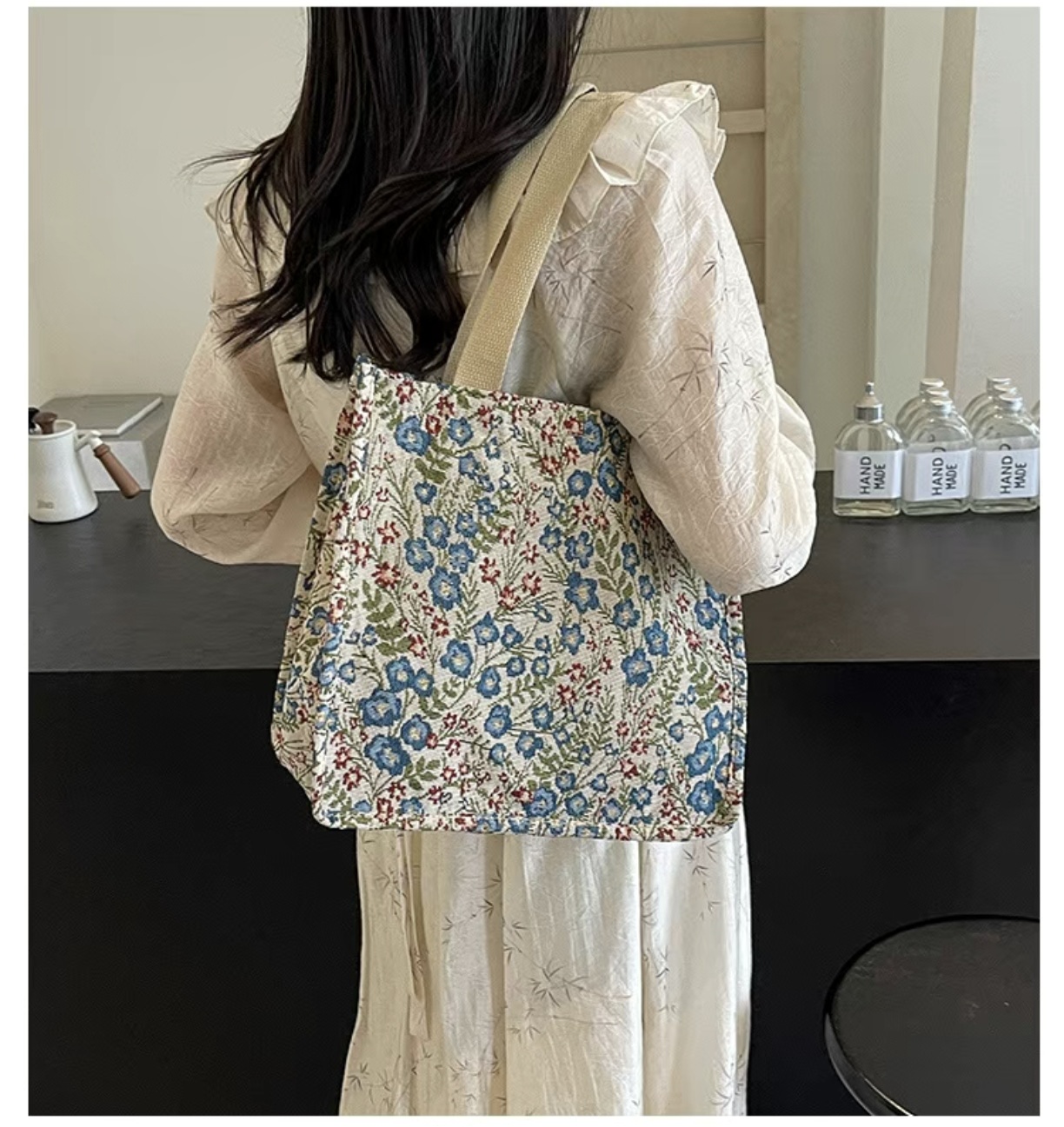 2026 Vintage Avrupa Amerikan E - Tote Bag Canvas Print incelemesi ve fiyatı