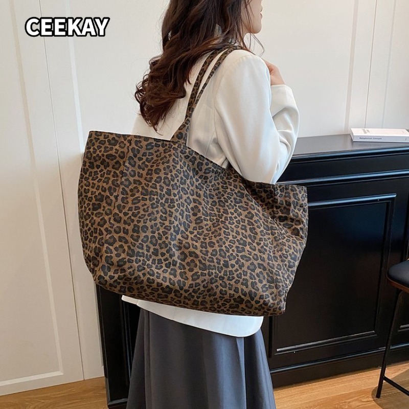 CEEKAY Kadın Tote Çanta Leopar - Tote Bag Canvas Print incelemesi ve fiyatı