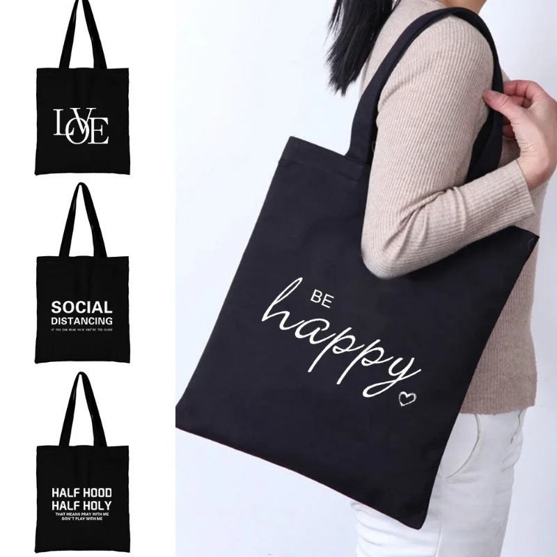Kawaii Karikatür Turuncu Kedi  - Tote Bag Canvas Print incelemesi ve fiyatı