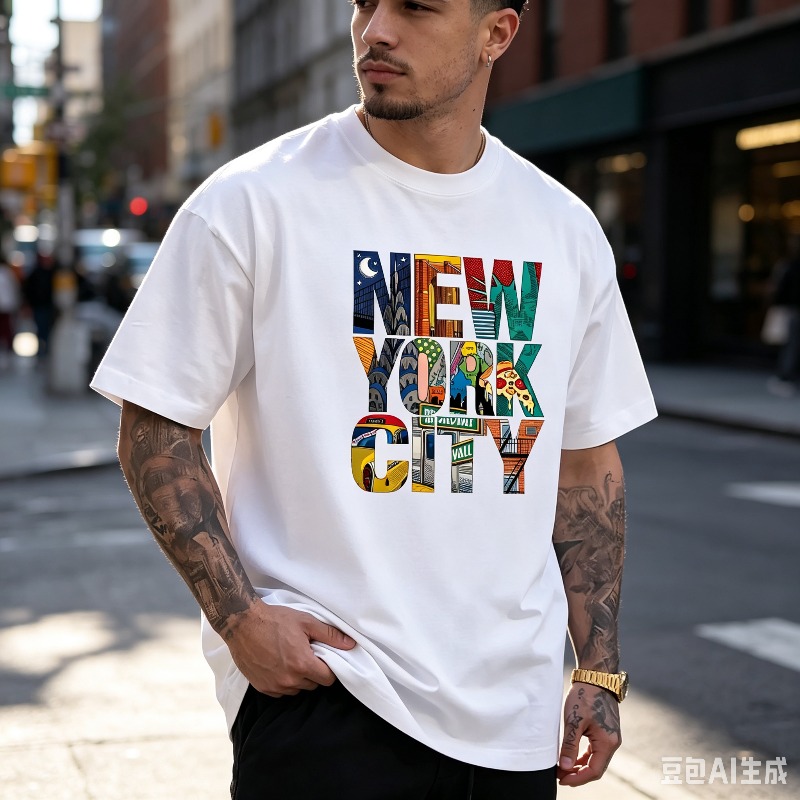 NEW YORK CITY Grafikli Erkek T - Street Style New York Fashion incelemesi ve fiyatı
