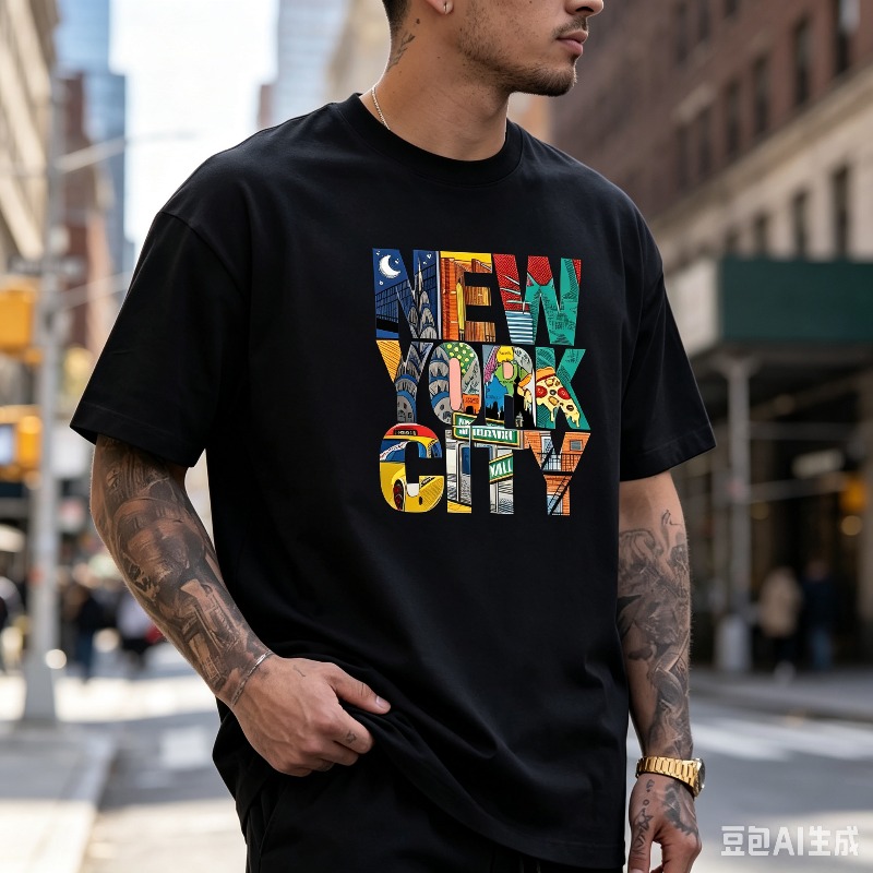 NEW YORK CITY Grafikli Erkek T - Street Style New York Fashion incelemesi ve fiyatı