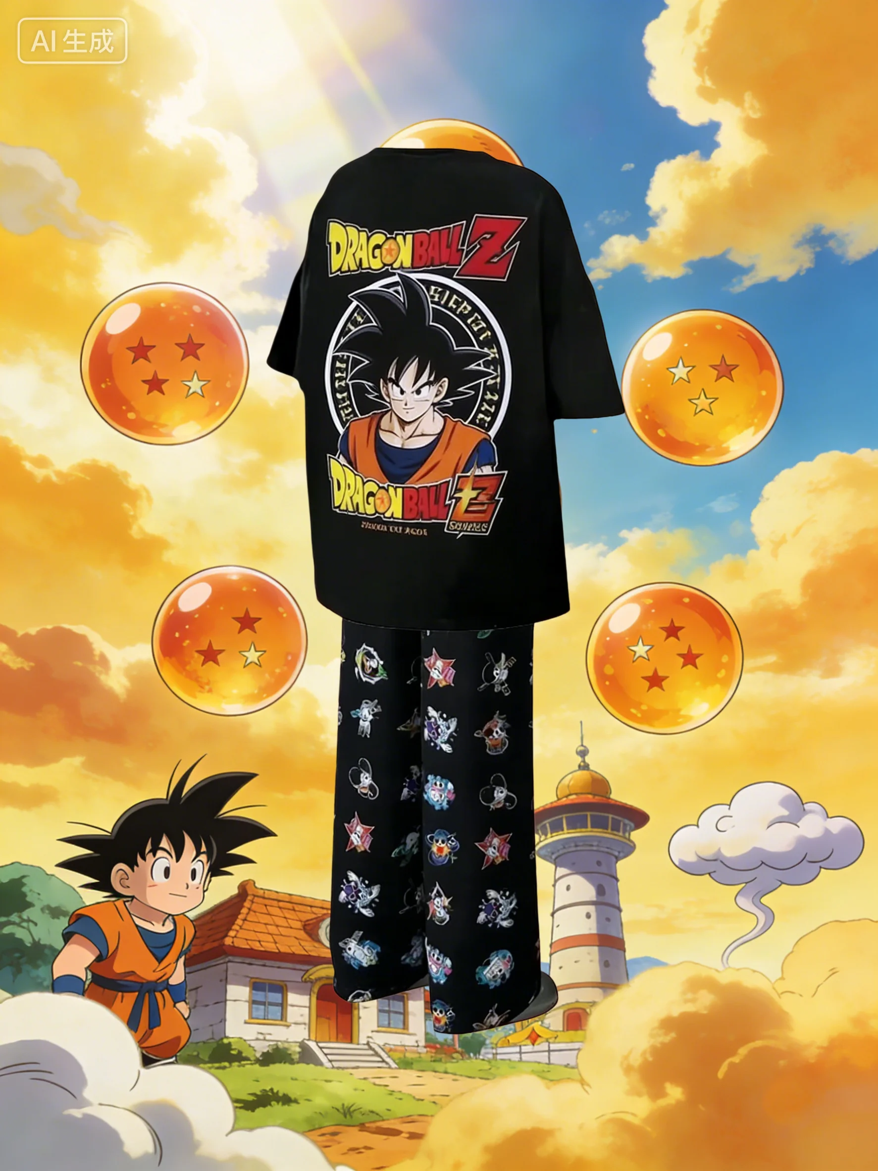 Dragon Ball Z Goku Grafikli Pi - Street Fashion Magazine incelemesi ve fiyatı