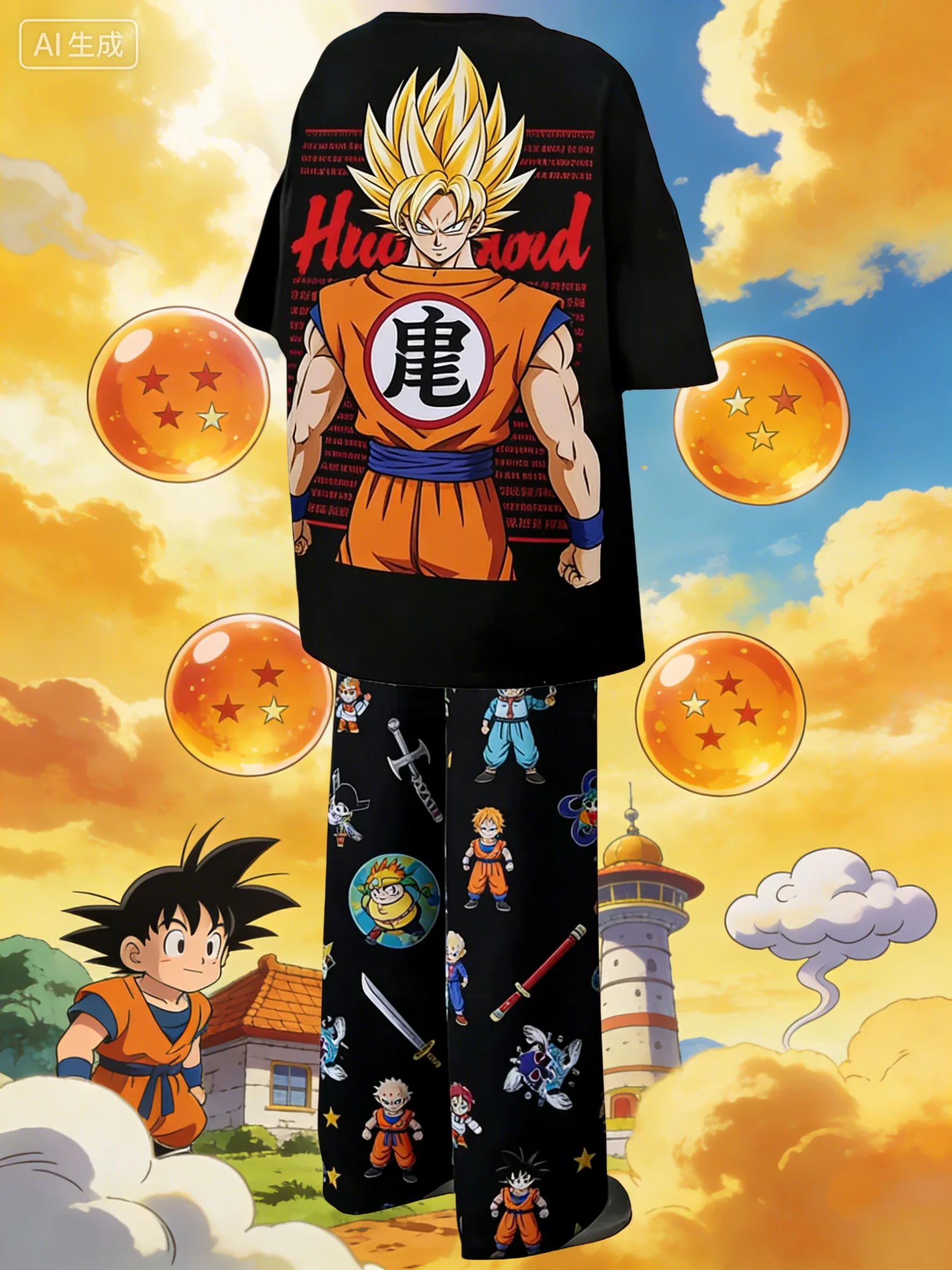 Dragon Ball Z Goku Grafikli Pi - Street Fashion Magazine incelemesi ve fiyatı