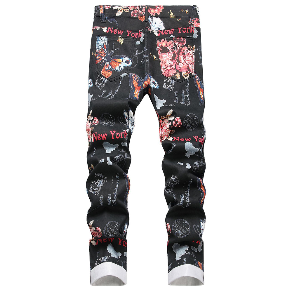 Erkekler Dijital Baskı Kot Mod - Street Fashion New York incelemesi ve fiyatı