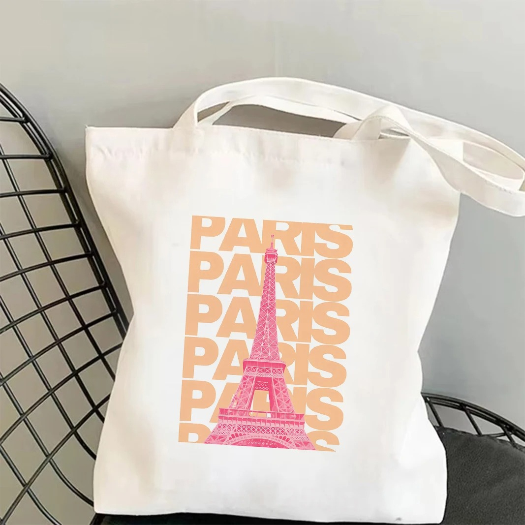 Chicago Londra Eyfel Kulesi Gr - Tote Bag Canvas Print incelemesi ve fiyatı