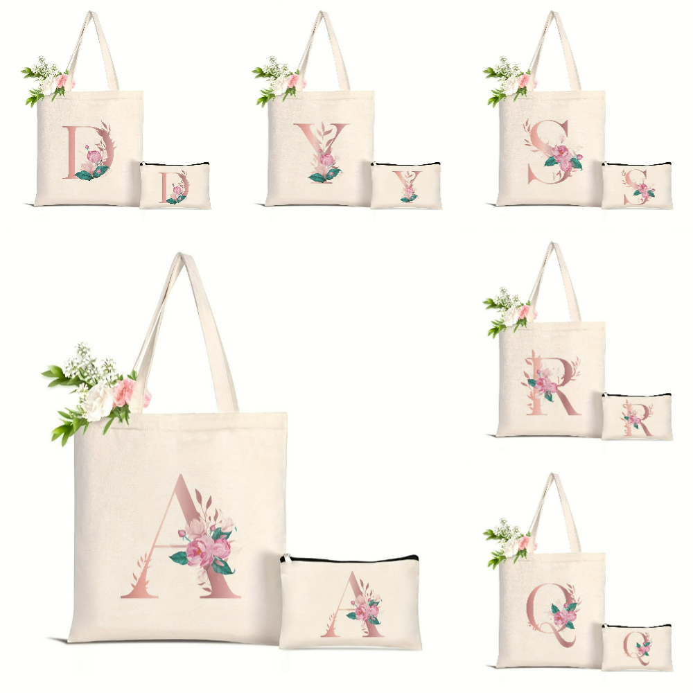 1 adet Çiçek Desenli Aşk Mektu - Tote Bag Canvas Print incelemesi ve fiyatı