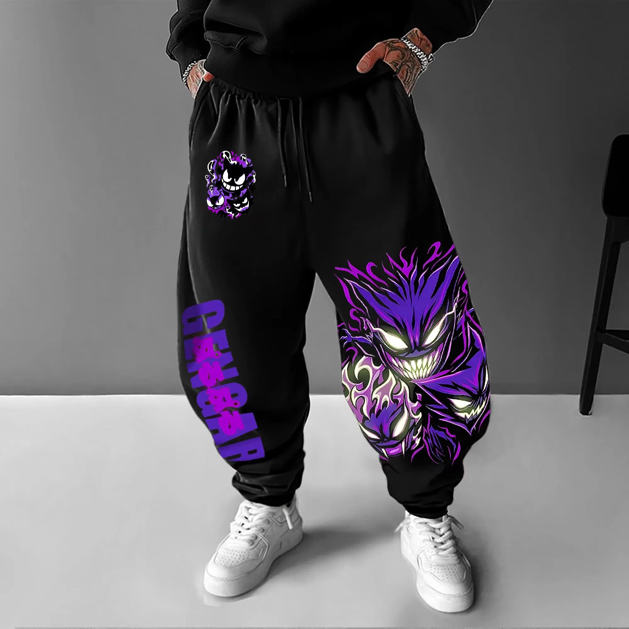 Y2K 2026 Pokemon Gengar Pamuk  - Street Fashion Baggy incelemesi ve fiyatı
