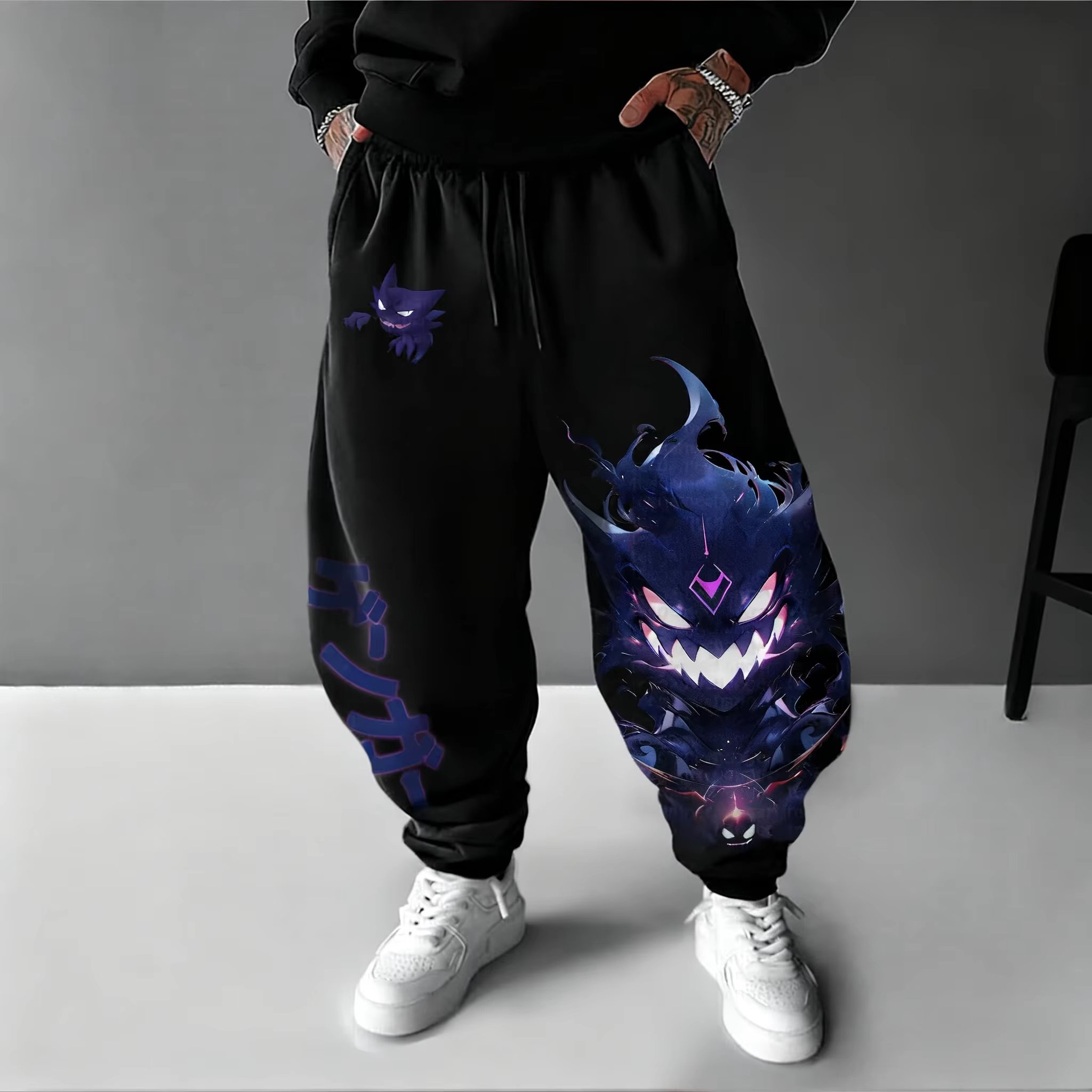 Y2K 2026 Pokemon Gengar Pamuk  - Street Fashion Baggy incelemesi ve fiyatı