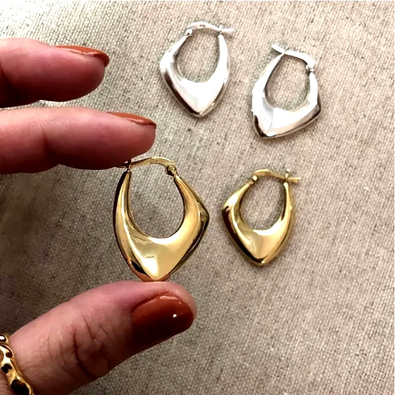 Minimalist Geometrik Metal Hal - Street Fashion Outfit Girl incelemesi ve fiyatı